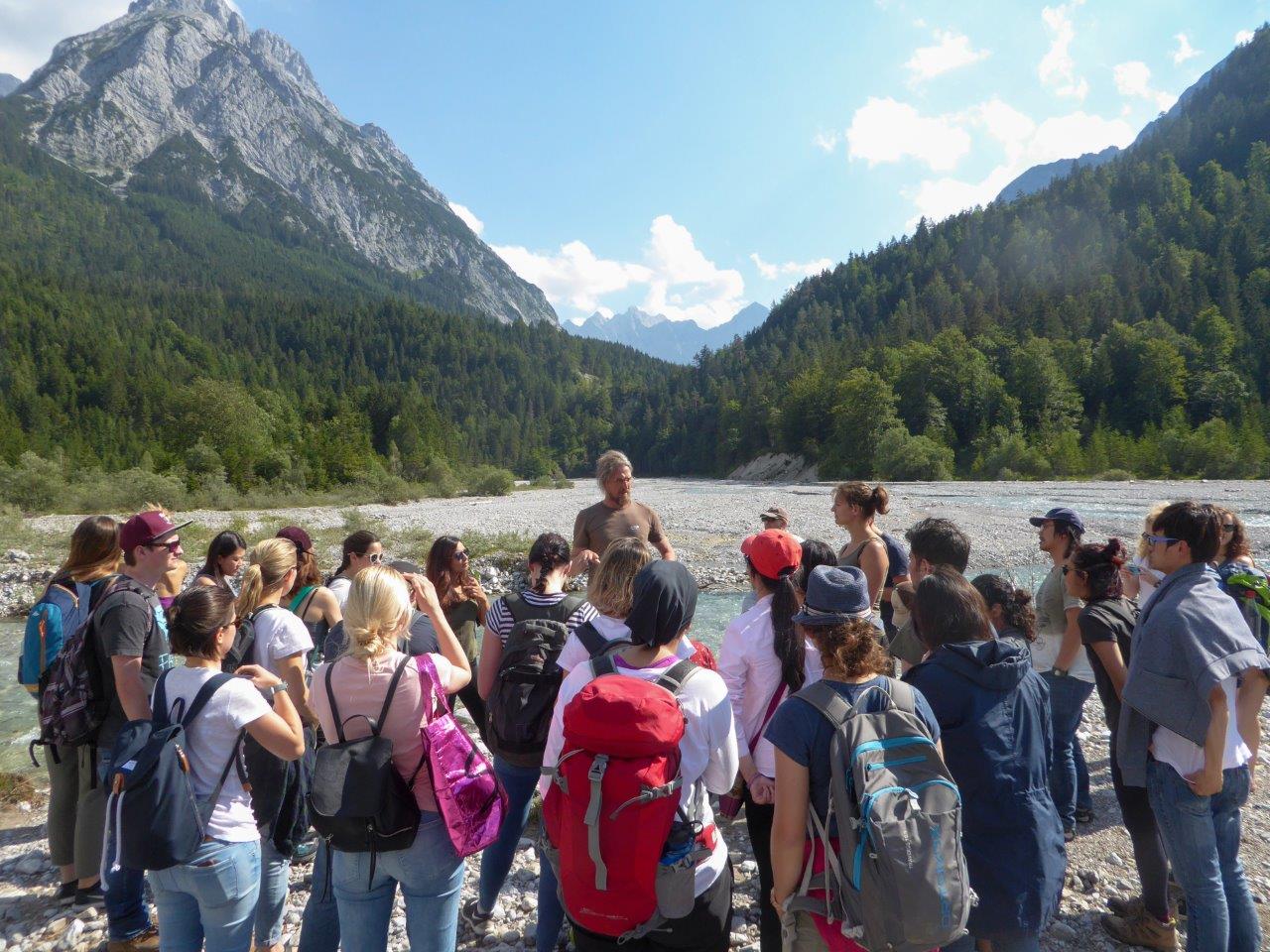 Exkursion den Studiengangs Sustainable Resource Management der der TUM. Foto: A. Menzel, TUM 1 AirClimate JMenzel 2 1