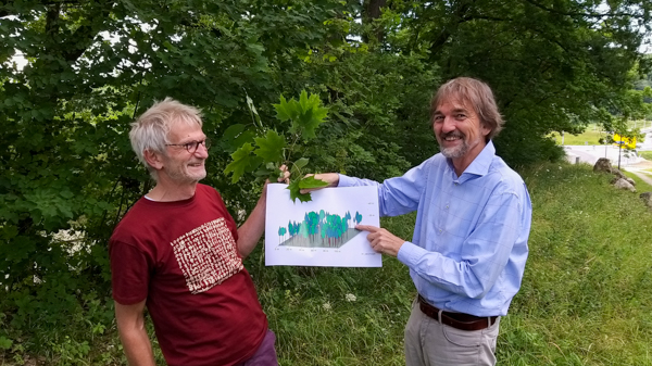 V.l.n.r.: Die Preisträger des Ernst-Otto-Fischer Lehrpreises 2021 im Bereich Forstwissenschaften Prof. Dr. Michael Suda (links) und Prof. Dr. Hans Pretzsch. Foto: TUM