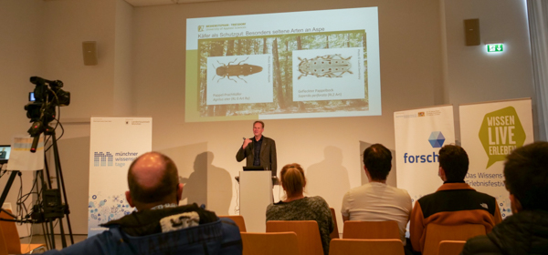 Köpfen für die Vielfalt hieß der Vortrag von Prof. Dr. Volker Zahner, HSWT bei der FORSCHA. Foto: C. Josten. ZWFH 