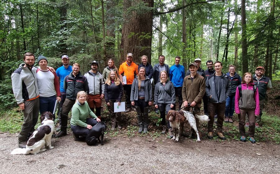 Anwärter und Prüfer der BDF Simulationsprüfung. Foto: R. Mally